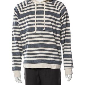Vince Striped V-Neck Men's Hoodie